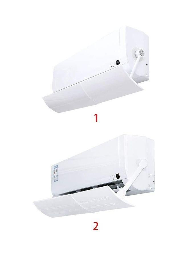 Adjustable Air Conditioner Cover Anti Direct Wind Deflector J46 White - Image 5