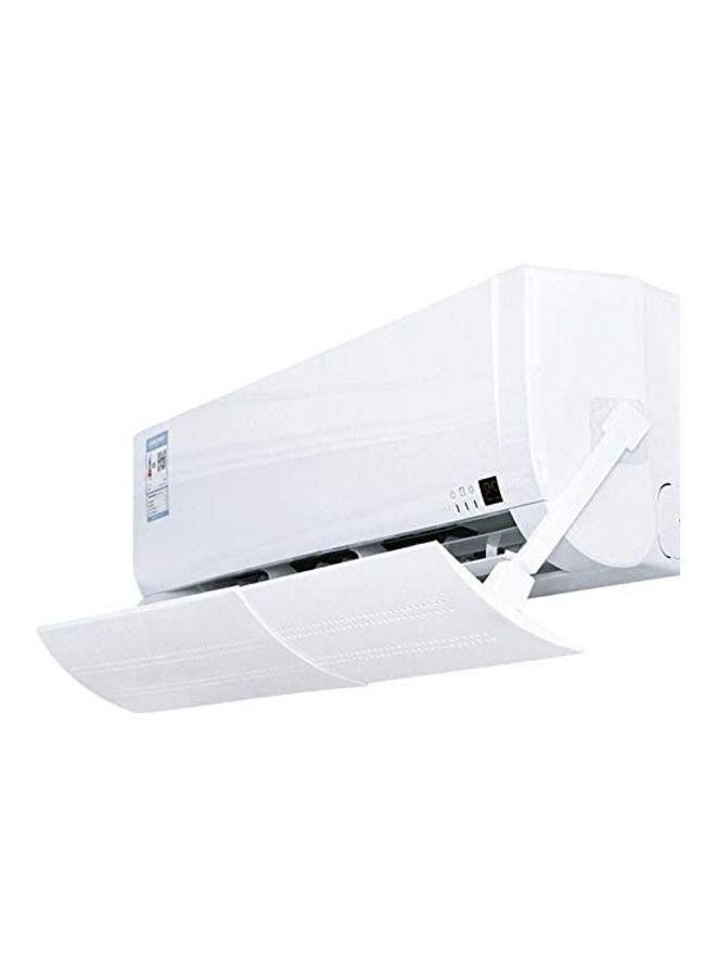 Adjustable Air Conditioner Cover Anti Direct Wind Deflector J46 White - Image 1