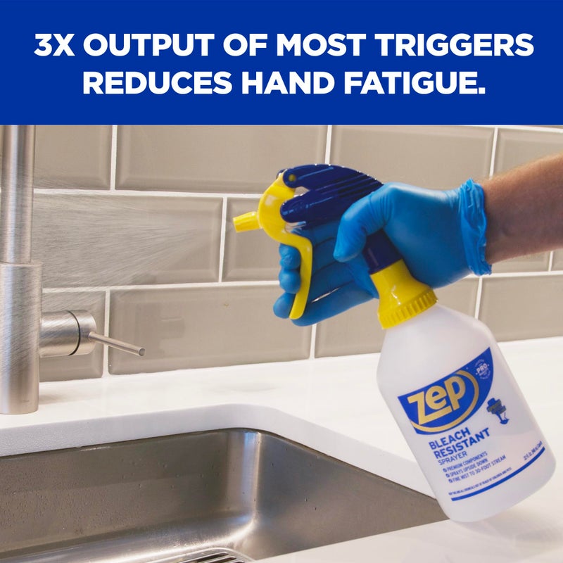 Zep New Bleach Resistant Professional Sprayer 2.0 Bottle 32 Ounces - 30 Foot Spray, Adjustable Nozzle - Image 5