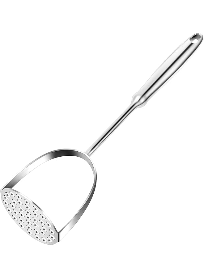KASTWAVE Heavy Duty Stainless Steel Potato Masher, Professional Integrated Masher Kitchen Tool & Food Masher Potato Smasher, With Long Handle, Perfect For Bean, Vegetable, Fruits, Avocado, Meat - Image 1