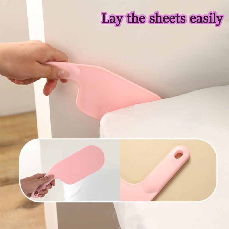 Nityasiddh 2pcs Multicolor Bedsheet Tucker Tool for Bed Making | Bed Making Tool Bed Tucker Tool Convenient and Practical Bed Linen Finishing Tool - Image 2