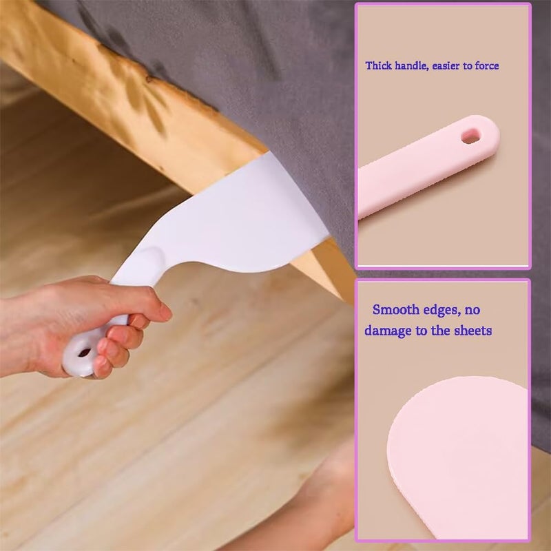 Nityasiddh 2pcs Multicolor Bedsheet Tucker Tool for Bed Making | Bed Making Tool Bed Tucker Tool Convenient and Practical Bed Linen Finishing Tool - Image 4