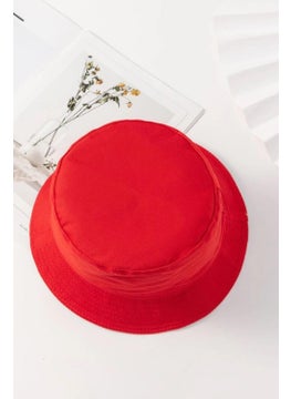 Bahels Unisex Basic Red Bucket Hat  - Image 3