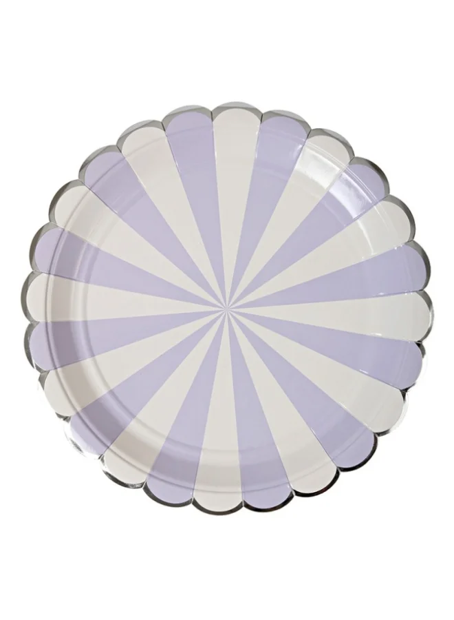 Meri Meri Lavender Striped Large Plate