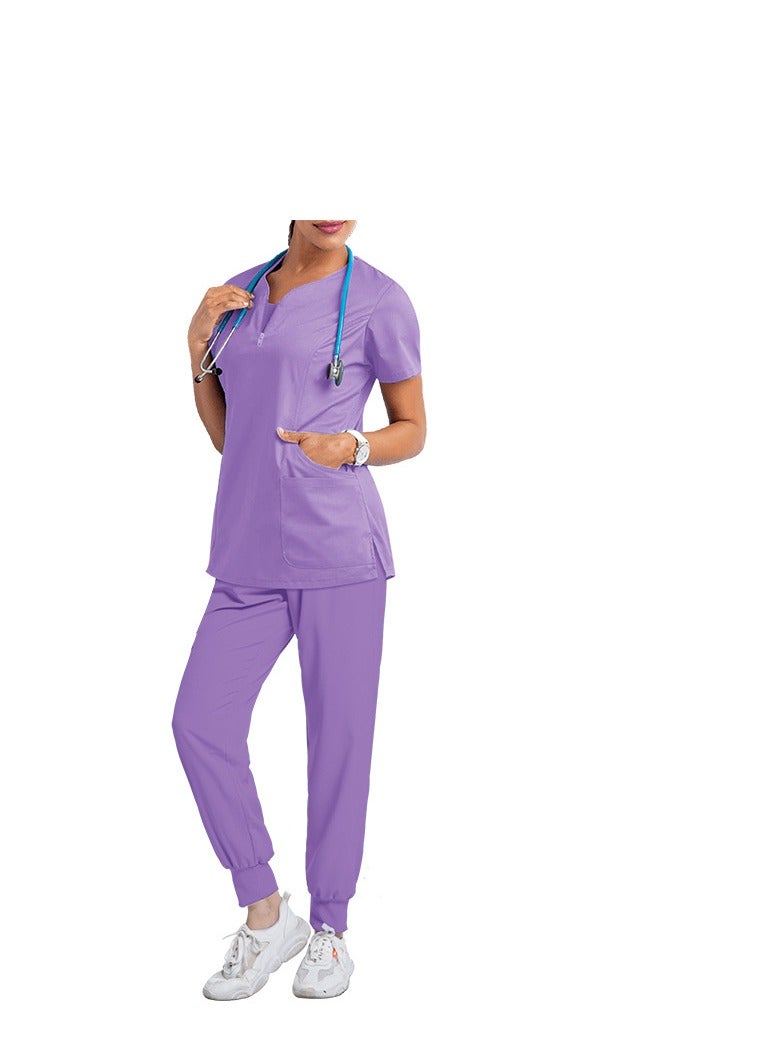 Dentist's surgical gown, split body hand wash suit, elastic quick drying hospital nurse gown set ﻿ - Image 1