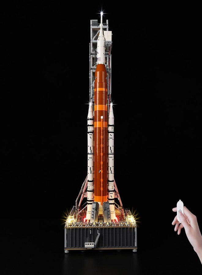 BrickSoul Light Kit Compatible with Lego NASA Artemis Space Launch System Rocket 10341 Building Set, Accessories Lights Only, No 10341 Model, Upgraded Touch Control & Dimming - Image 1
