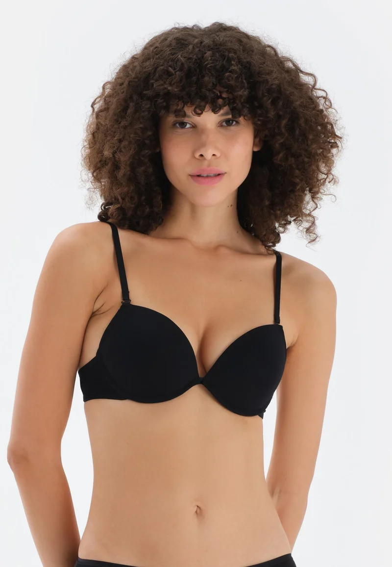 dagi Black Padded Wired Push-up Bra