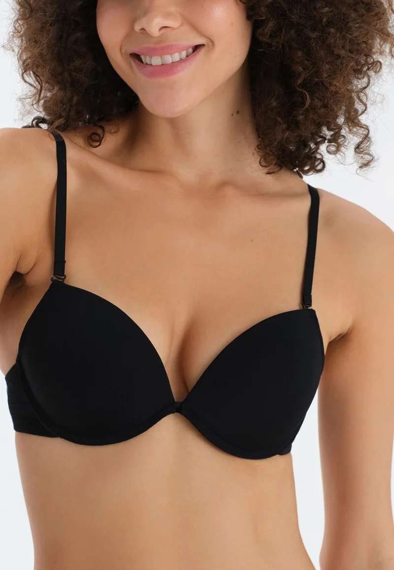 dagi Black Padded Wired Push-up Bra