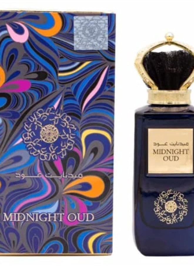 Ard Al Zaafaran - Midnight Oud EDP Perfume By Ard Al Zaafaran 100 ML - Famous Niche Fragrance - Image 1
