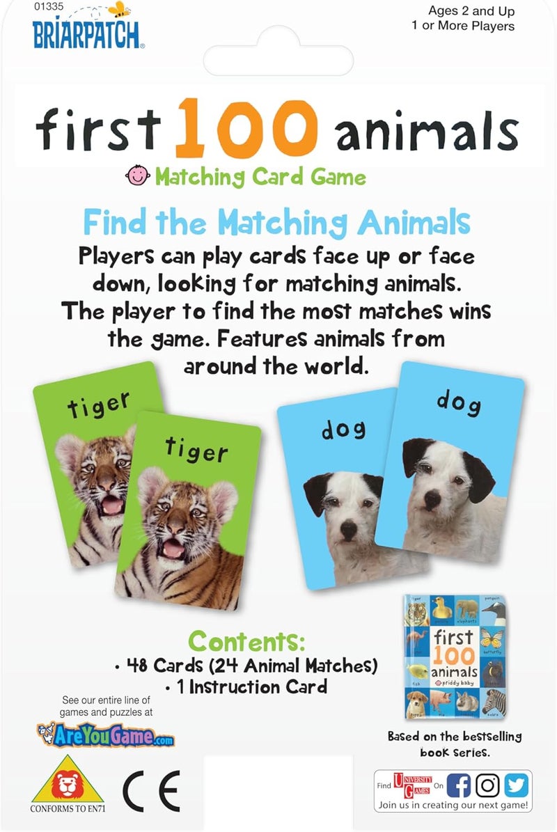Briarpatch | First 100 Animals Matching Card Game, Ages 2+ - Image 4