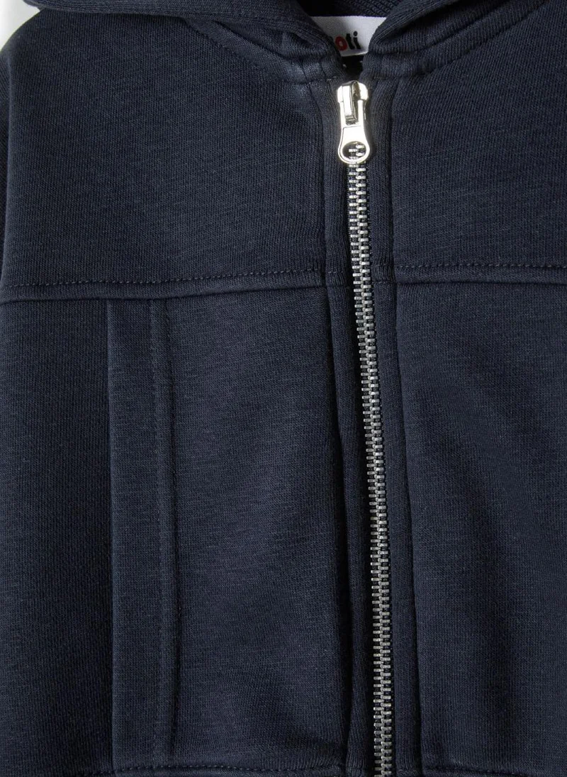 مينوتي Teen Girls Cropped Zip Through Hoodie and Jogger Set