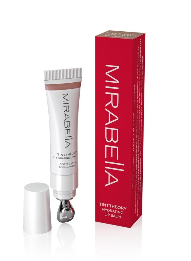 Mirabella Tint Theory Hydrating Lip Balm – Glossy Tinted Lip Balm with Vitamin E, Jojoba & Sunflower Oil | Moisturizing, Non-Sticky Shine for Everyday Wear - Soft Mocha - Image 1