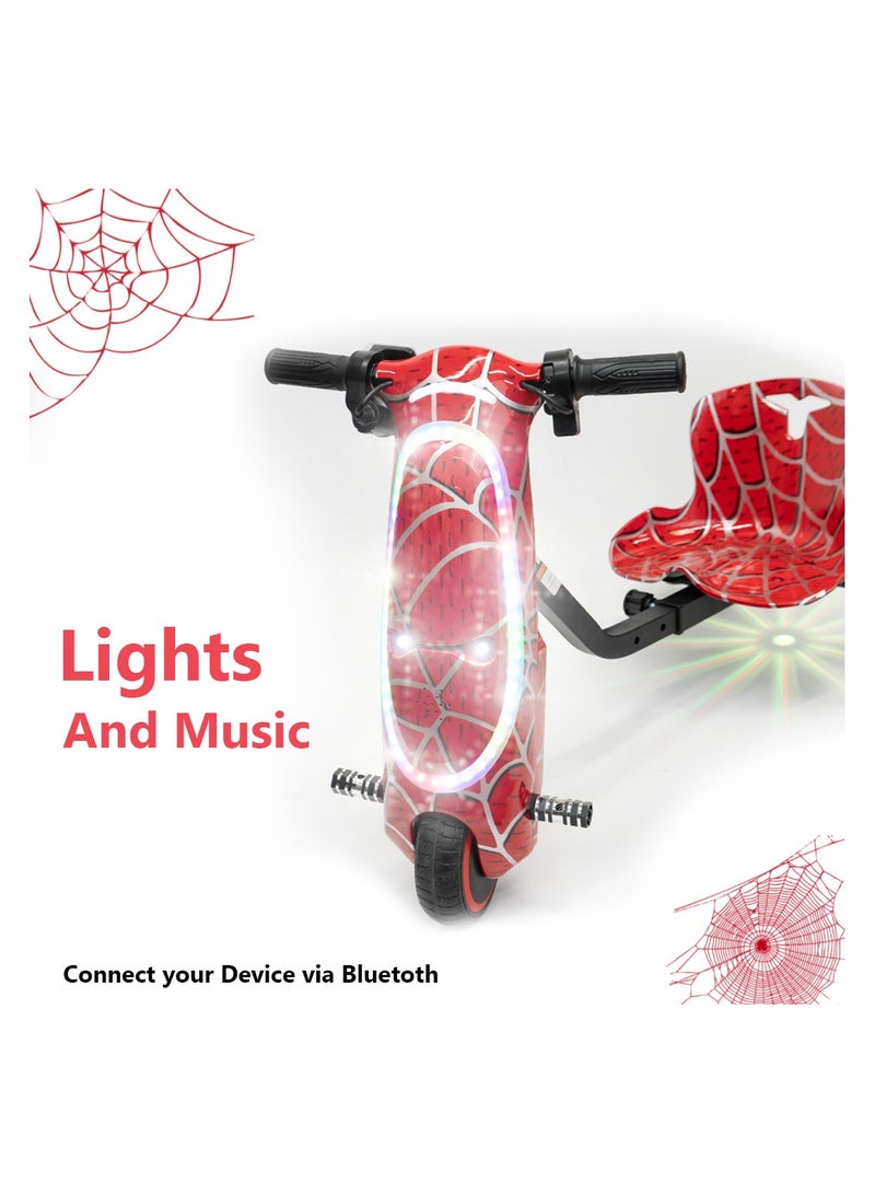 48V 300W 3-wheel electric scooter with lighting, Bluetooth speaker, 80kg load capacity, 95x60x60cm dimensions  - Image 2