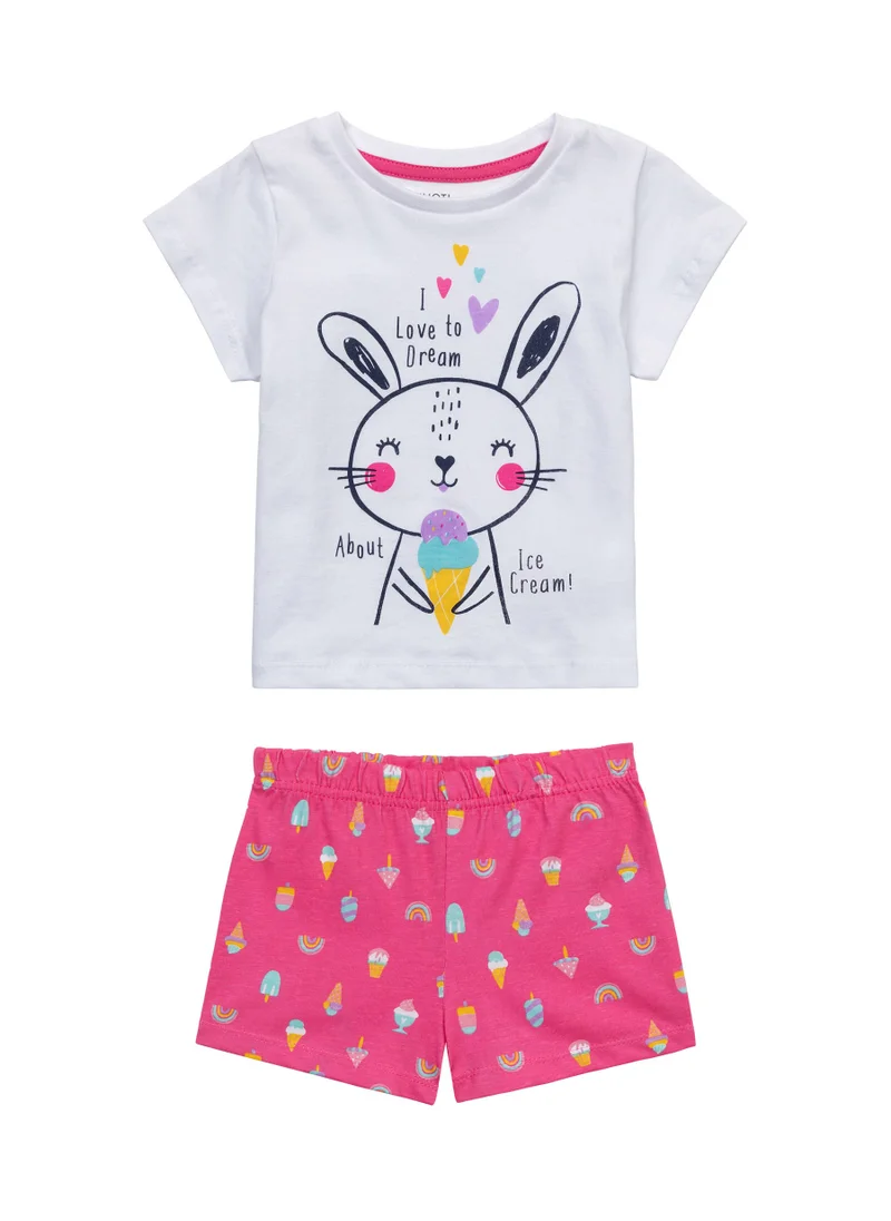 MINOTI Kids Girls Summer Pyjama Set