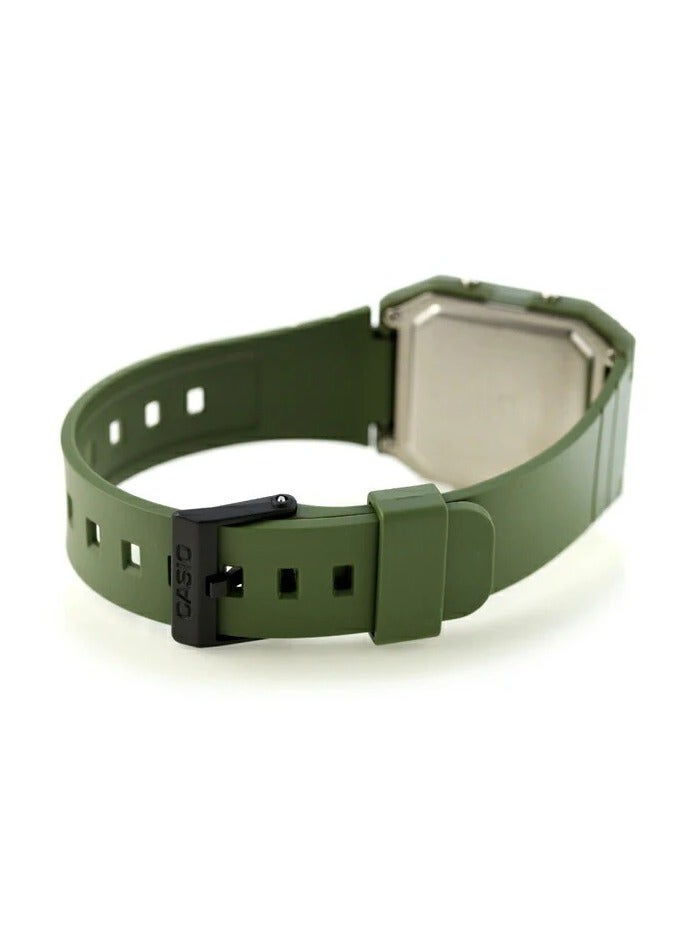 CASIO Pop LF-30W-3A Digital Men's Watch (Green) – World Map Display, Alarms, Timer, LED Backlight - Image 4