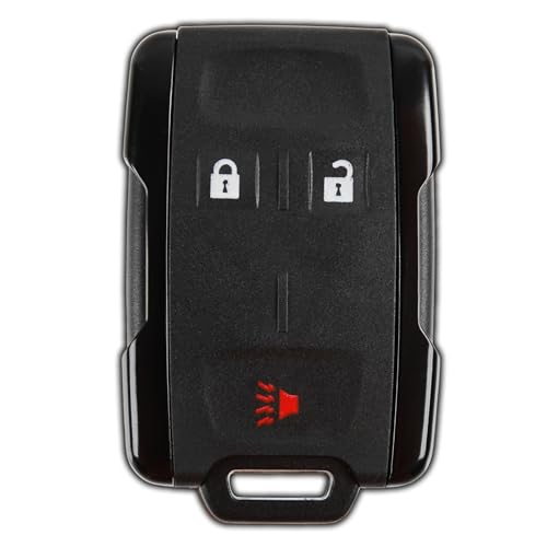 KeylessOption Key Fob Replacement for 2014 2015 2016 2017 2018 2019 2020 2021 2022 Chevrolet Chevy Colorado Silverado Suburban Tahoe GMC Canyon Sierra Yukon Remote, 3-Button M3N-32337100 - Image 1