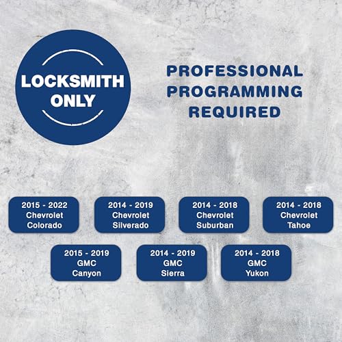 KeylessOption Key Fob Replacement for 2014 2015 2016 2017 2018 2019 2020 2021 2022 Chevrolet Chevy Colorado Silverado Suburban Tahoe GMC Canyon Sierra Yukon Remote, 3-Button M3N-32337100 - Image 4