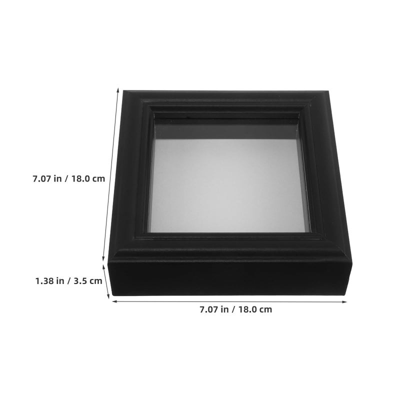6 Inch Black Insect Specimen Display Box With Real Glass Frame For Butterfly Collection Science Classroom Educational Use - Image 3