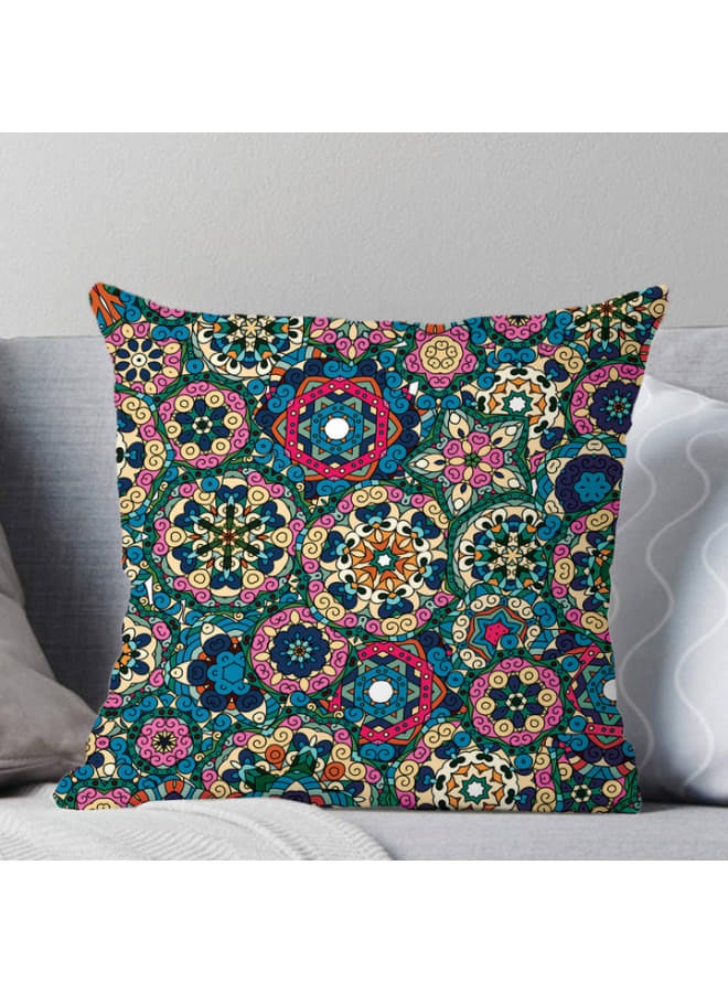 Hendi Mandala Printed Decorative Cushions – Elegant Design, High Quality Fabric, Modern Touch for Living Room & Bedroom 45x45 cm