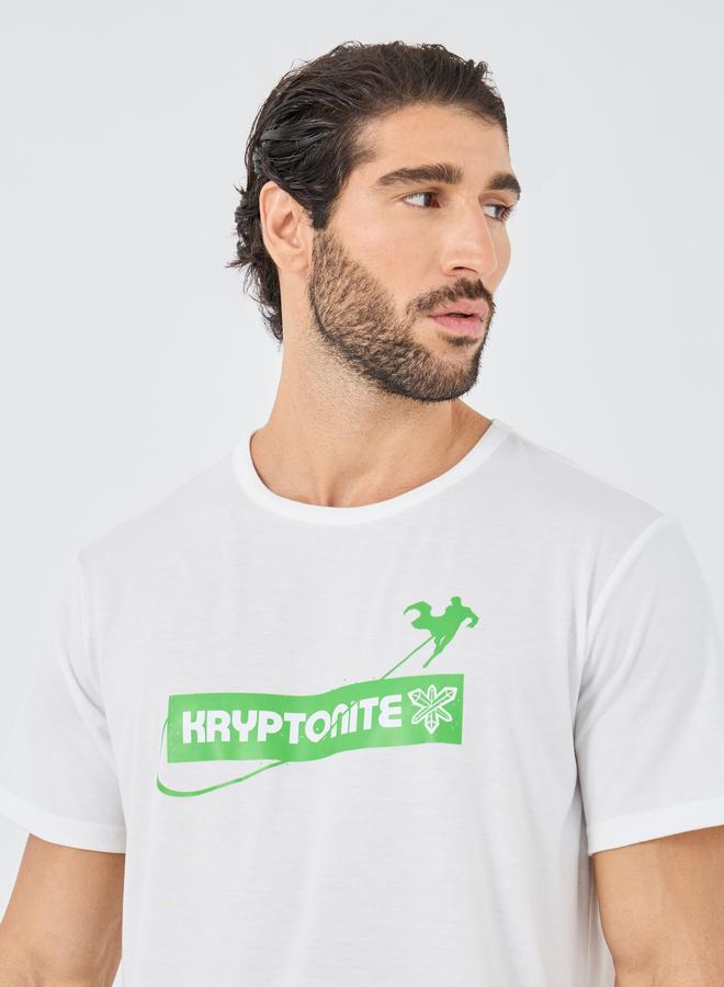 Styli Superman Slogan Print T-Shirt and Shorts Set - Image 3