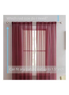 Elegant Voile Chiffon Curtains Rod Pocket Design 1 Panel - pzsku/Z519194FA41EC67ECEB33Z/45/_/1726570995/3135cc22-f0c0-44f7-9d87-9569e810474d