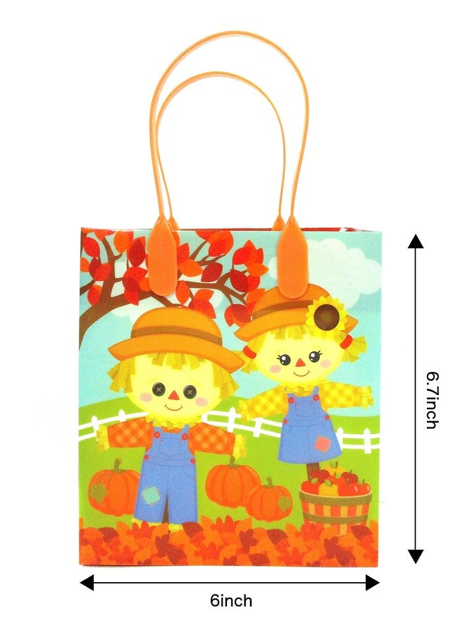 تايني ميلز أكياس هدايا لحفلات عيد الشكر والخريف من تايني ميلز، مزودة بمقابض، عبوة من 12 كيسًا - Image 4