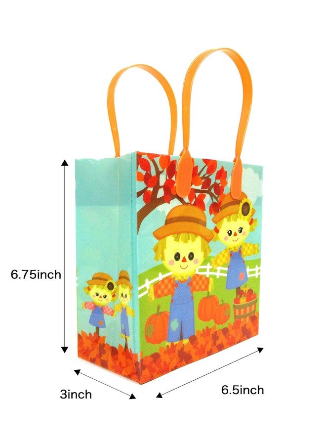 تايني ميلز أكياس هدايا لحفلات عيد الشكر والخريف من تايني ميلز، مزودة بمقابض، عبوة من 12 كيسًا - Image 5
