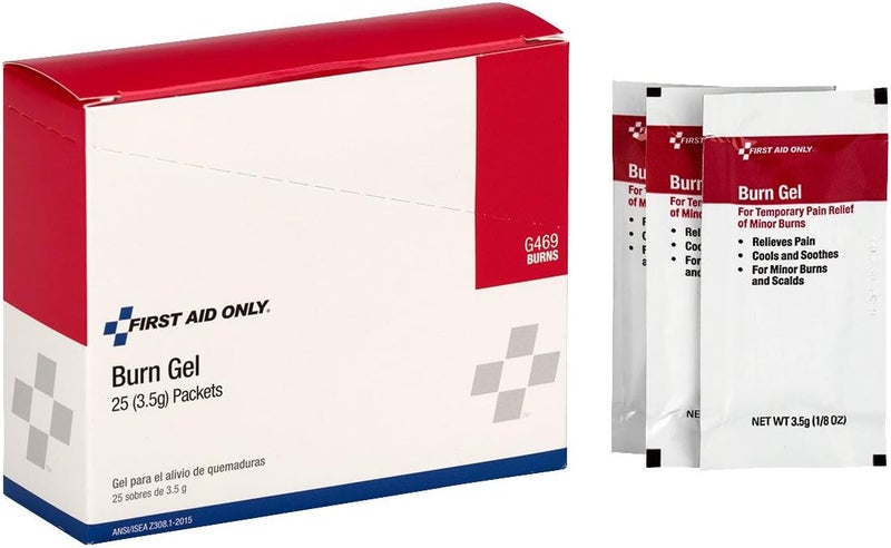 First Aid Only Burn Relief Pack 35 Gram 25Count Boxes Pack of 2 - Image 3