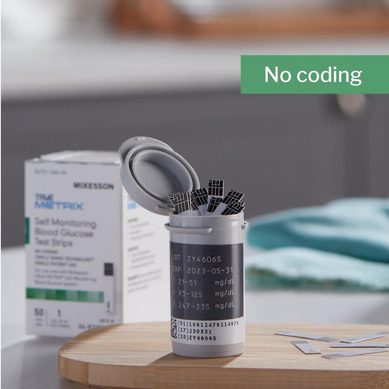 McKesson True METRIX Blood Glucose Test Strips for Diabetes 1200 Strips SelfMonitoring System - Image 5