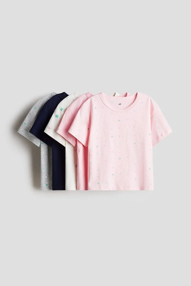 H&M 5-pack cotton T-shirts