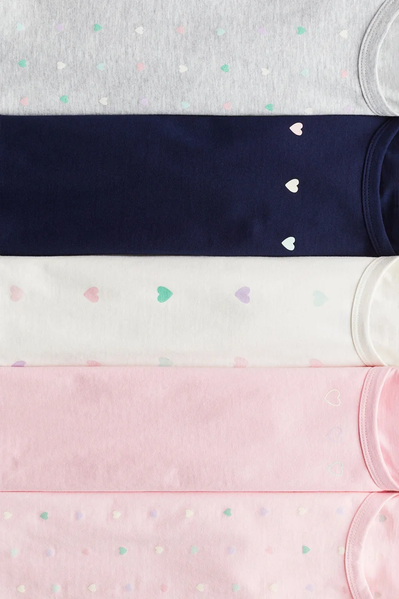 H&M 5-pack cotton T-shirts