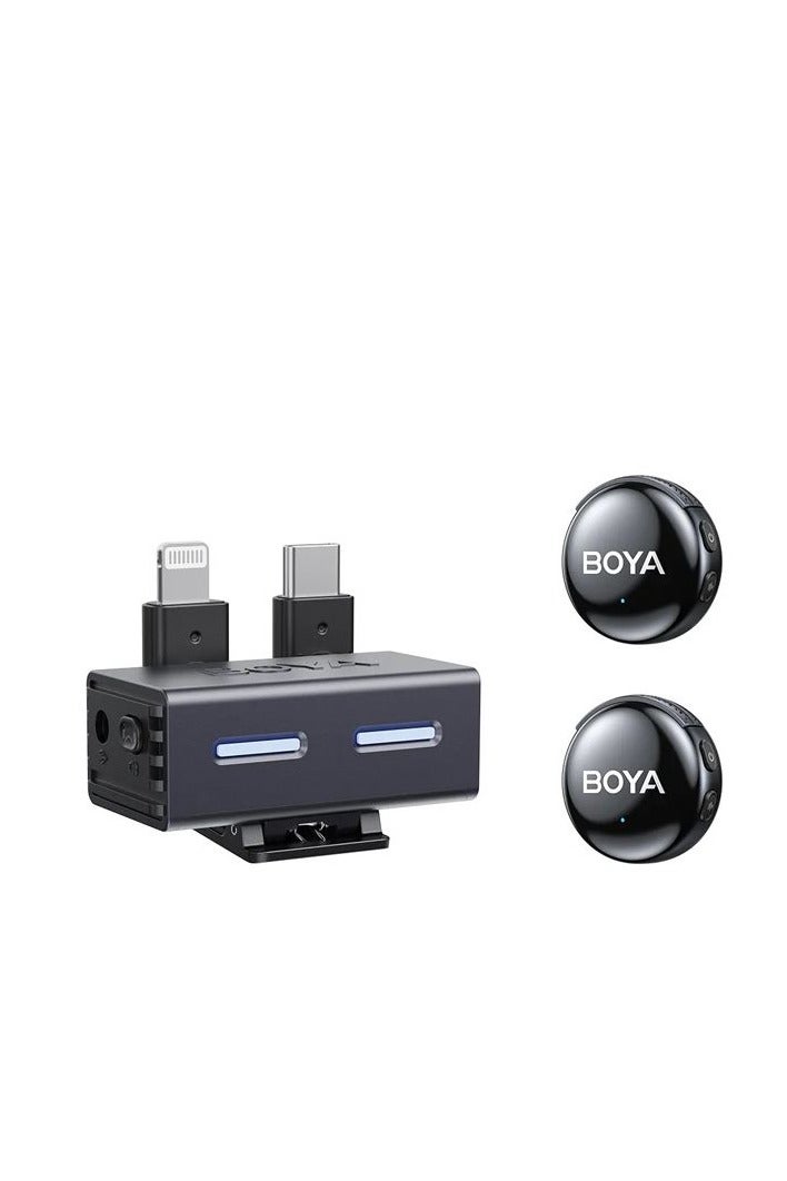 Boya BOYALINK 3 AI-Powered Button-Sized Wireless Microphone System - BOYALINK 3-03 - Image 1