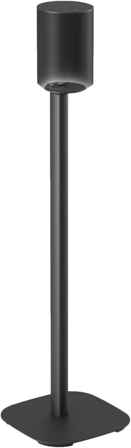 Vogel's Vogels SFS 4113 Speaker Floor Stand for Sonos ERA 100 Cable Inlay System Height 323 inch 82 cm Exceptionally Stable Black 1 Floor Stand - Image 2
