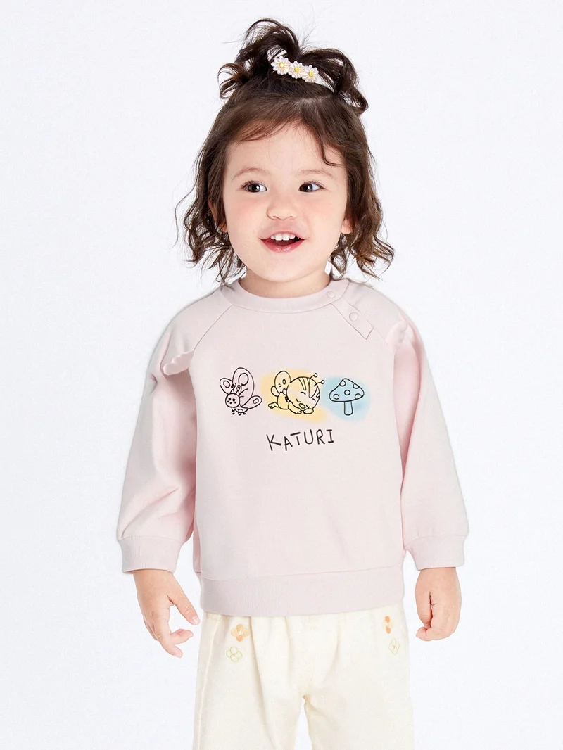 بالابالا Toddler Girl Round neck sweatshirt