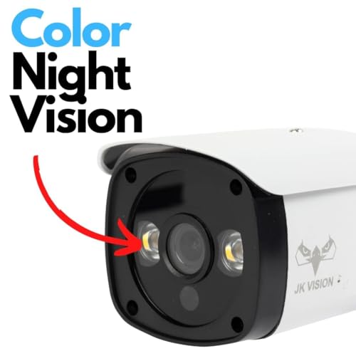 JK Vision 5MP 3 Bullet IP Camera Combo with 18 LED, Night Vision, Built in Audio, 30M Range, 1 Year Warranty - Image 5