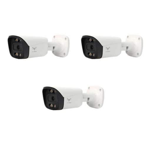 JK Vision 5MP 3 Bullet IP Camera Combo with 18 LED, Night Vision, Built in Audio, 30M Range, 1 Year Warranty - Image 1