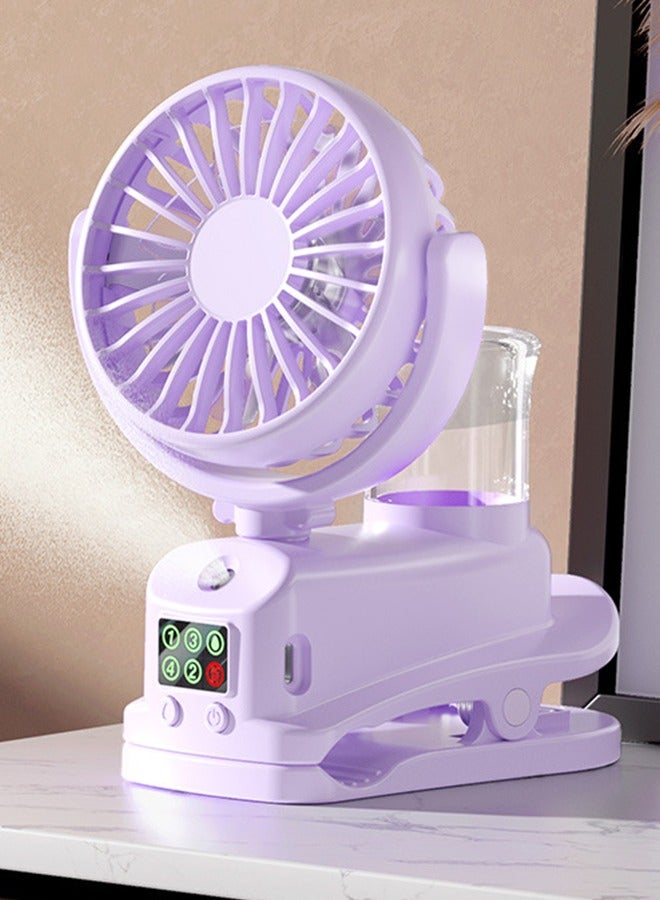 general 20000mAh Portable Misting Fan, USB Rechargeable Camping Fan with LED Light, Battery Operated for Outdoor, Tents, Beach, Travel - 450mL Water Tank & Hook Included, Black.