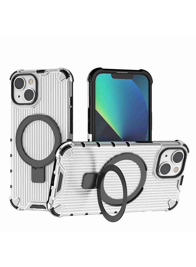 S-TOP Case For iPhone 14 Grating Holder Shockproof Phone Case - Image 1