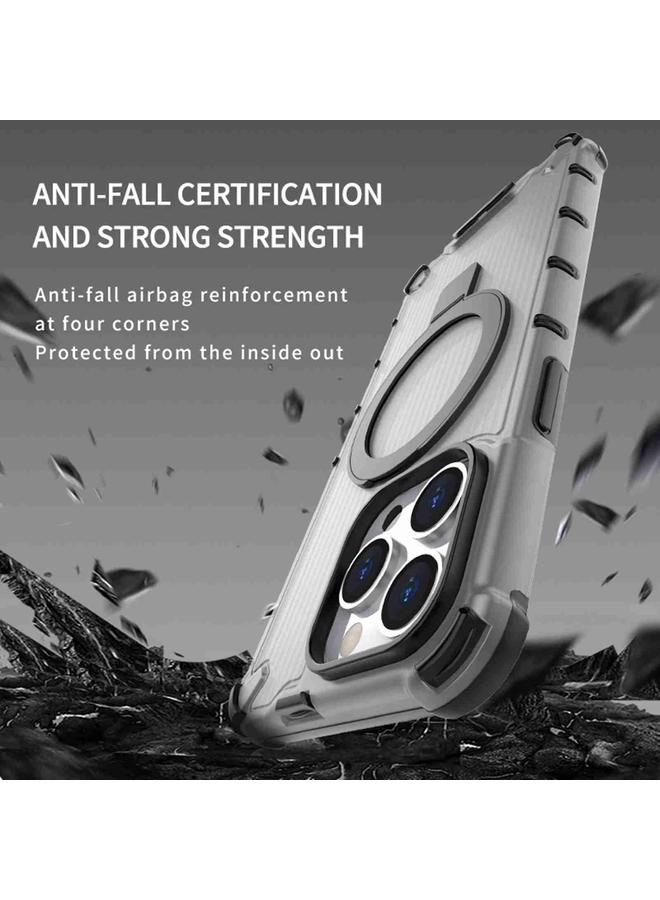 S-TOP Case For iPhone 14 Grating Holder Shockproof Phone Case - Image 5