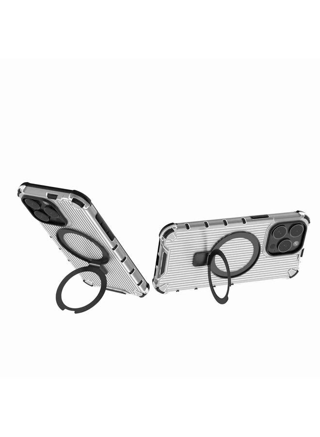 S-TOP Case For iPhone 14 Grating Holder Shockproof Phone Case - Image 3