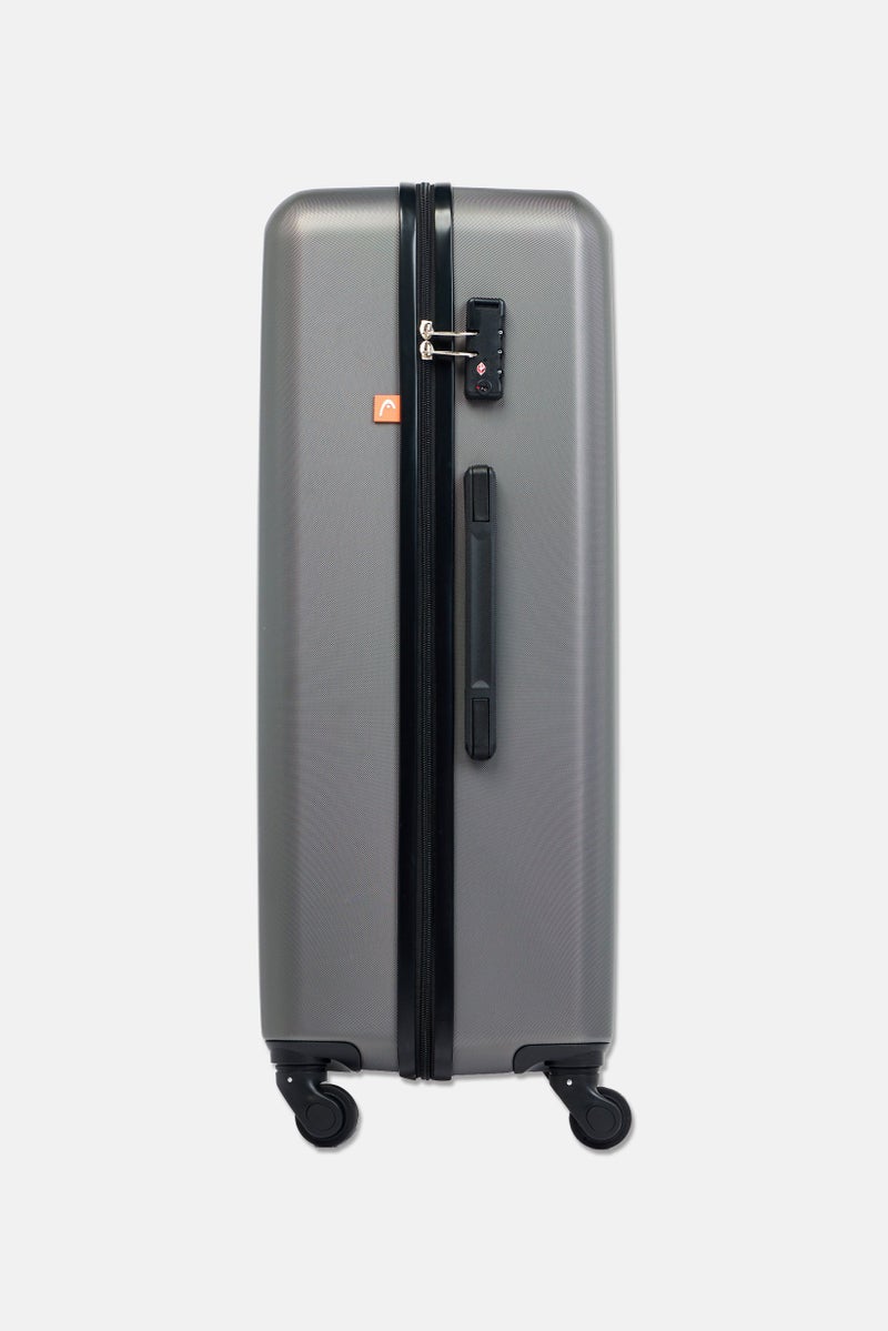 HEAD 24 Inch Brand Logo Check In Spinner Luggage, Grey - Image 3