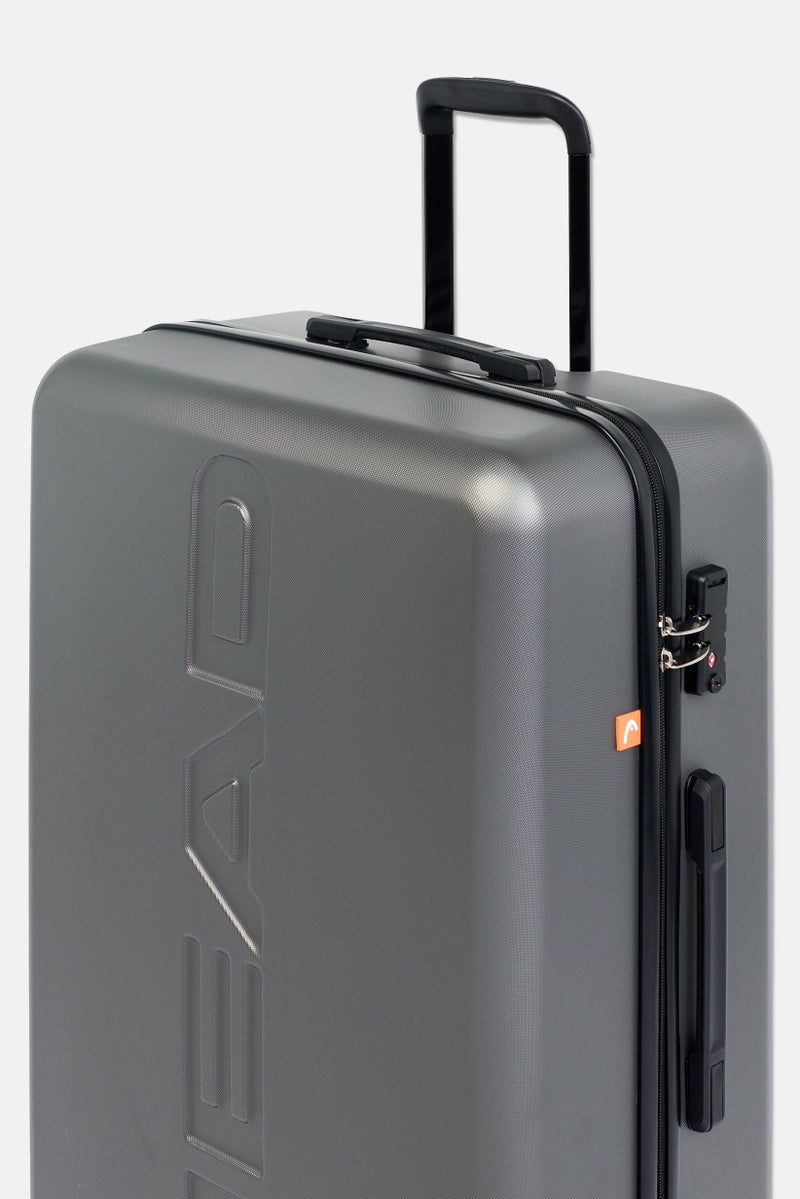 HEAD 24 Inch Brand Logo Check In Spinner Luggage, Grey - Image 2