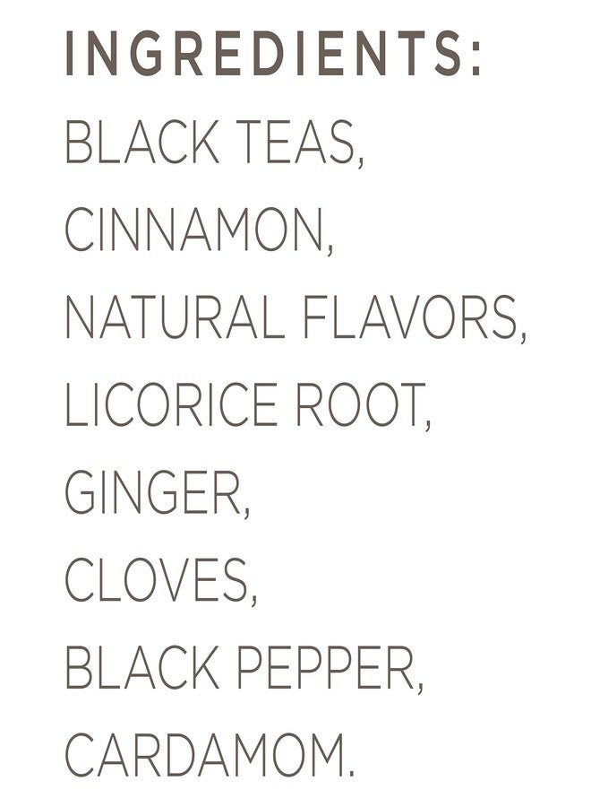 Tazo Chai Pumpkin Spice Tea Bags, Black Tea, 20 ct, Pack of 6 - Image 3