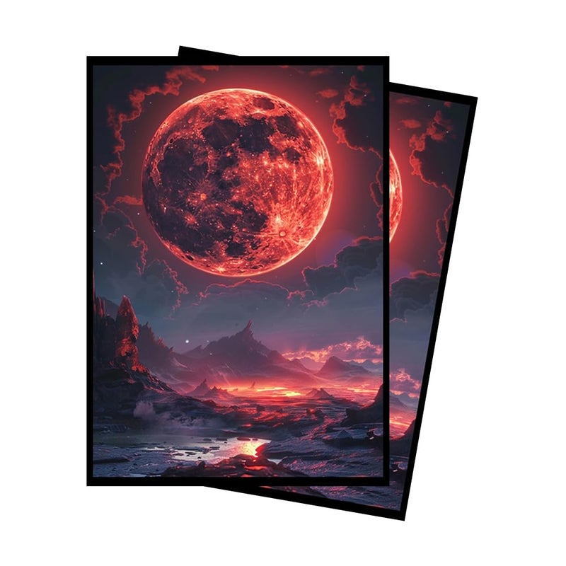 Paramint Bloodmoon MTG Card Sleeves (Smooth) - 104 Count Standard Size TCG Sleeves - Compatible with Magic The Gathering - Double Sleeving - Original Art Design, Premium Protection - Image 1