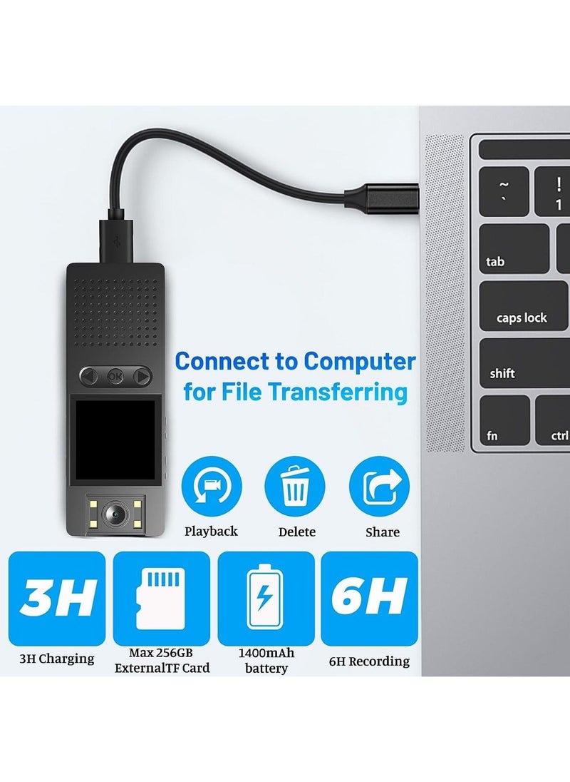 1080P Mini Digital Camera Phone Wifi Hotspot Screen Display Forensics and Law Enforcement Video Voice Recorder secret Portable Spy Camera