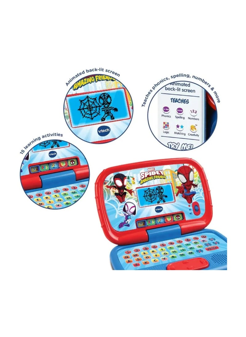 vtech Spidey & His Amazing Friends Spidey Learning Laptop - Multicolour | Enjoy Logic, Memory, And Creative Games With The Vtech® | Suitable For Ages 3 + Up  - Image 4