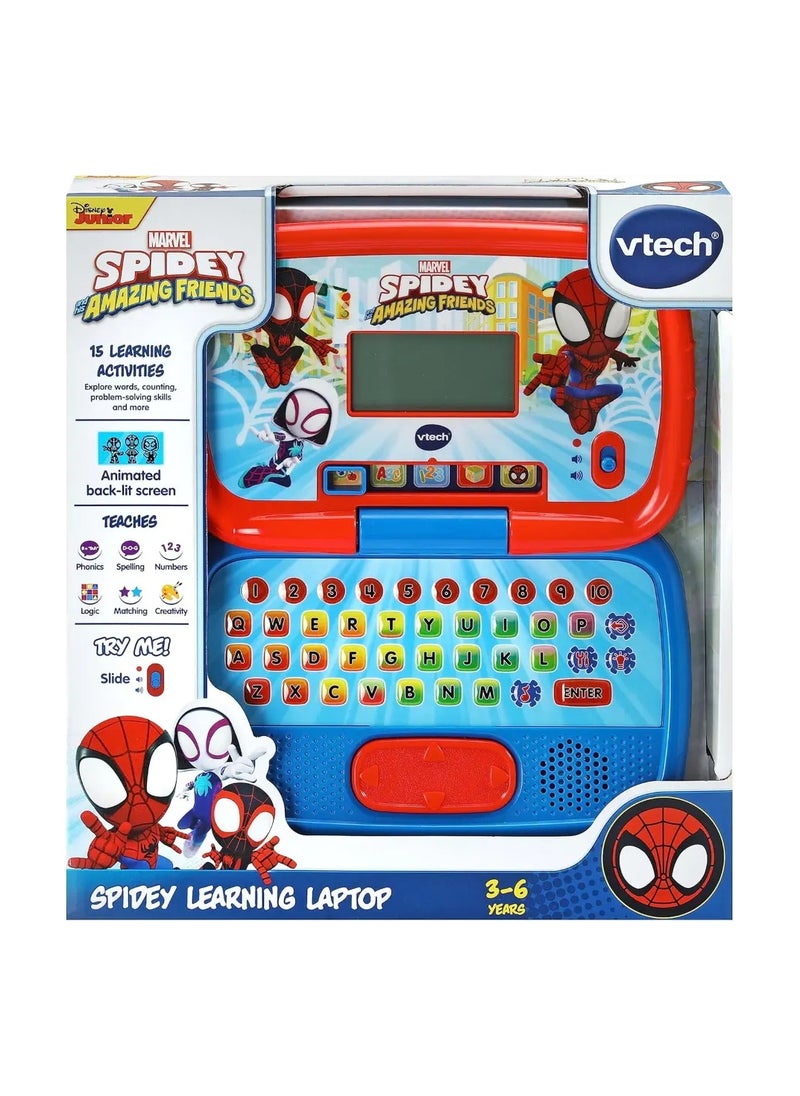 vtech Spidey & His Amazing Friends Spidey Learning Laptop - Multicolour | Enjoy Logic, Memory, And Creative Games With The Vtech® | Suitable For Ages 3 + Up  - Image 3