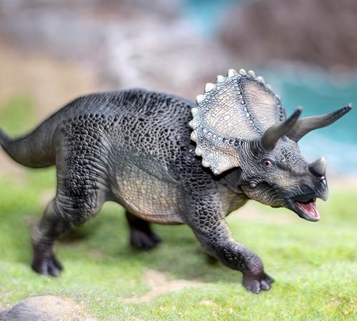 Gemini&Genius GeminiGenius Triceratops Action Figure Toy Triceratops Dinosaur Model Toy Beautiful and Accurate Sculptures of Dino Toy Figure Collection Display Play for Kids Dino Lover - Image 5
