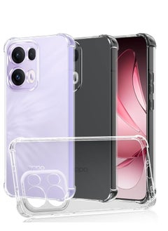Generic Case Compatible with Oppo Reno 13 PRO 5G, Cover Silicone Transparent TPU Gorilla Anti-shock Protector Camera Shockproof Corners - Clear  - Image 4