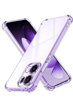 Generic Case Compatible with Oppo Reno 13 PRO 5G, Cover Silicone Transparent TPU Gorilla Anti-shock Protector Camera Shockproof Corners - Clear  - Image 1